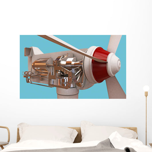wind turbine section Wall Mural