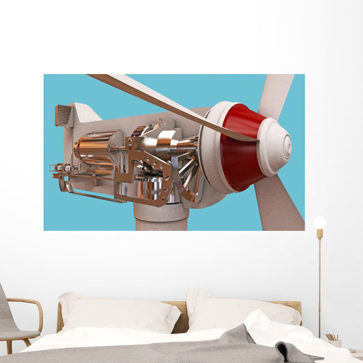 wind turbine section Wall Mural