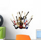 colorful guitars Wall Decal