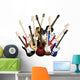 colorful guitars Wall Decal