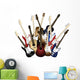 colorful guitars Wall Decal