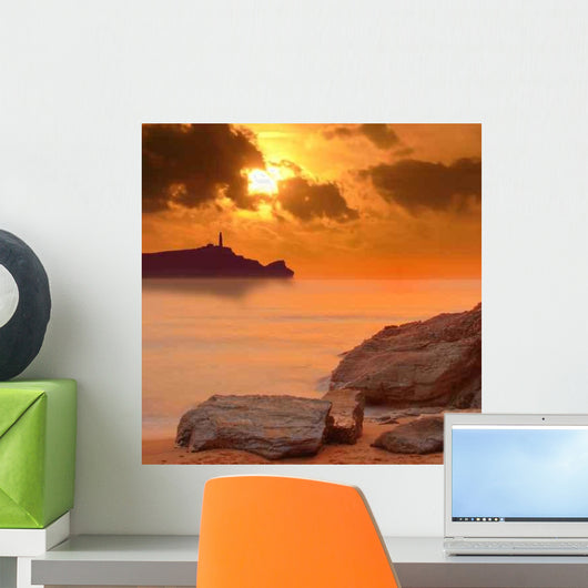 Sunset Ocean Wall Decal