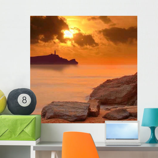 Sunset Ocean Wall Decal