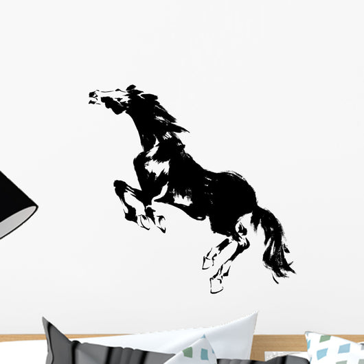 Wild Rearing Horse Wall Decal
