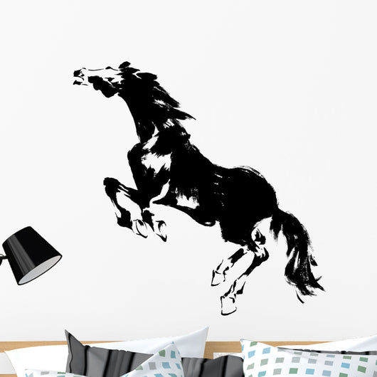 Wild Rearing Horse Wall Decal