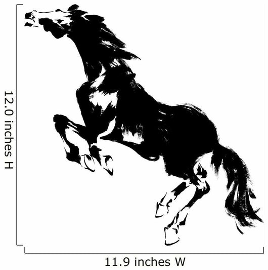 Wild Rearing Horse Wall Decal