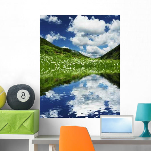 Mountain Meadow Wall Decal Design 2