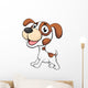 Cute dog cartoon Wall Decal