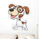 Cute dog cartoon Wall Decal