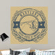 Grunge rubber stamp with name and map of Maryland, USA Wall Mural