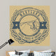 Grunge rubber stamp with name and map of Maryland, USA Wall Mural