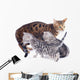 Bengal Kitten and Mother Wall Decal