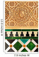 Palace of the Alhambra in Granada, islamic decoration, Spain 