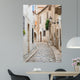 Medieval street in Sitges old town, Spain 