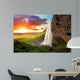 Waterfall Iceland - Seljalandsfoss Wall Mural