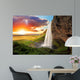 Waterfall Iceland - Seljalandsfoss Wall Mural
