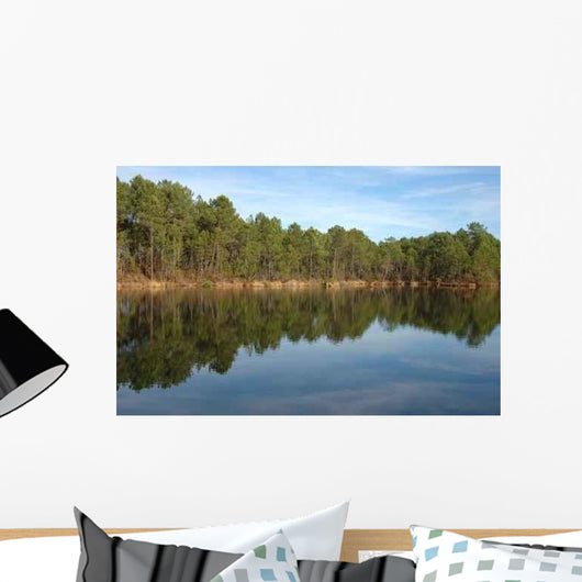 And Pine Forest Lake Wall Decal