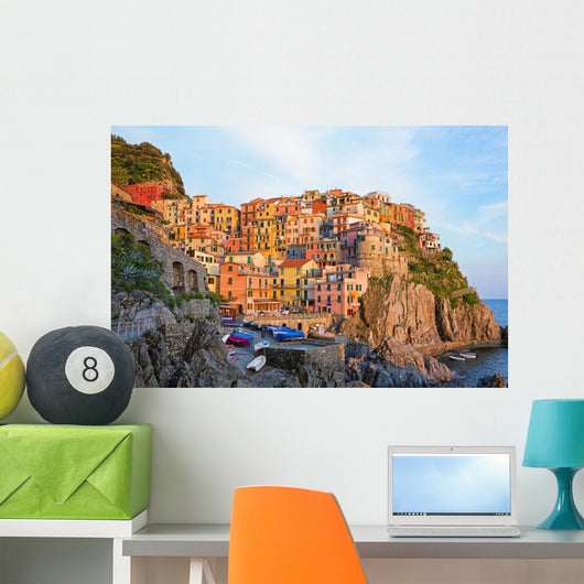 Picturesque Village of Manarola Cinque Terre Italy 