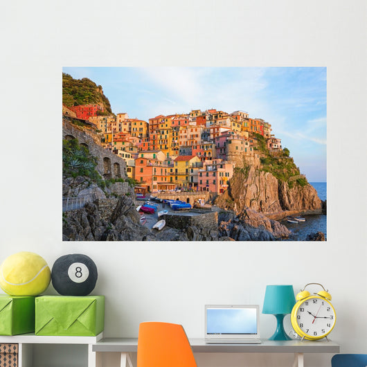 Picturesque Village of Manarola Cinque Terre Italy 