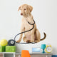 Dog and Stethoscope Wall Decal Design 2