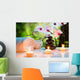 Massage Composition Spa With Candles Wall Mural