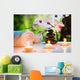 Massage Composition Spa With Candles Wall Mural