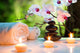 Massage Composition Spa With Candles Wall Mural