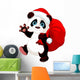 Panda with a sack full of gifts 