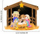 Holy Family Christmas Night Wall Decal