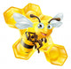 Cartoon Bee and Honey Comb Wall Decal