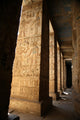 covered walk in a egyptian temple Wall Mural