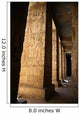 covered walk in a egyptian temple Wall Mural