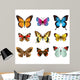 Butterflies photo-realistic vector set 
