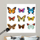 Butterflies photo-realistic vector set 