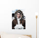 Asian winter sport fashion man in snow mountain landscape. Weari 