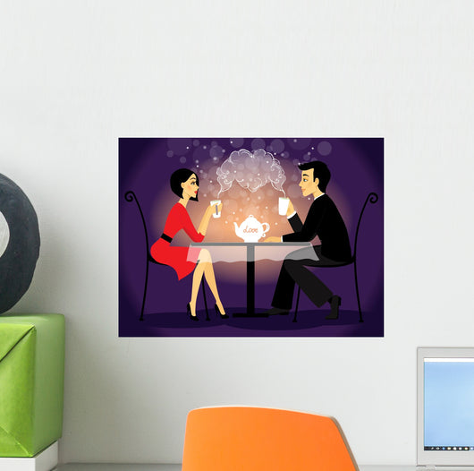 Dating couple scene, love confession 