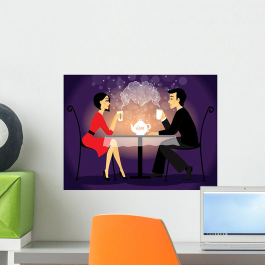 Dating couple scene, love confession 