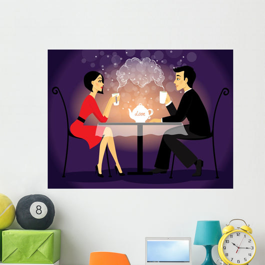 Dating couple scene, love confession 