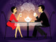 Dating couple scene, love confession 