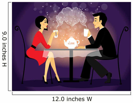Dating couple scene, love confession 