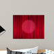 red stage curtain 