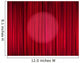 red stage curtain 