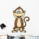 Vector Illustration of Monkey With Banana 