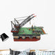 Drilling Offshore Platform Oil Rig Wall Decal