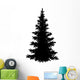 Christmas Fir Tree, Silhouette 