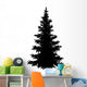 Christmas Fir Tree, Silhouette 