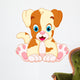 Cute puppy cartoon Wall Decal