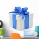 Gift box isolated 