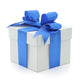Gift box isolated 