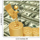 Accountant With Golden Calculator Wall Mural